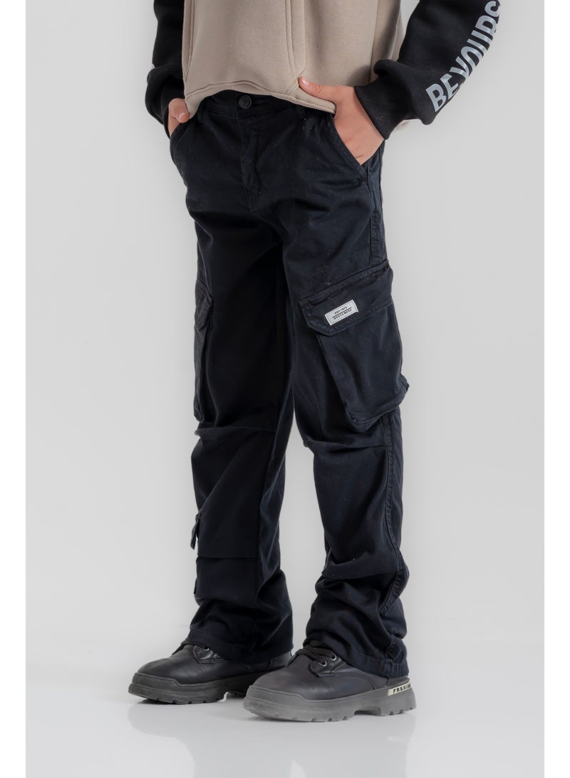 سي إن جينز وير كيدز بنطلون أولادي جاباردين واسع - Image 2